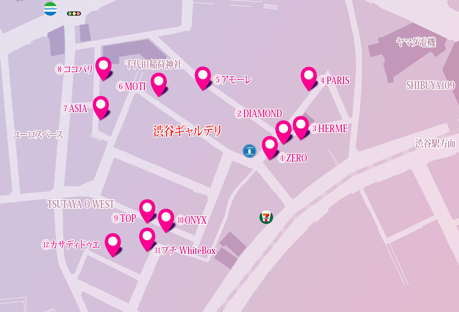 �z�e���̈ē��}�b�v